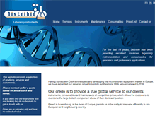 Tablet Screenshot of distribio.com